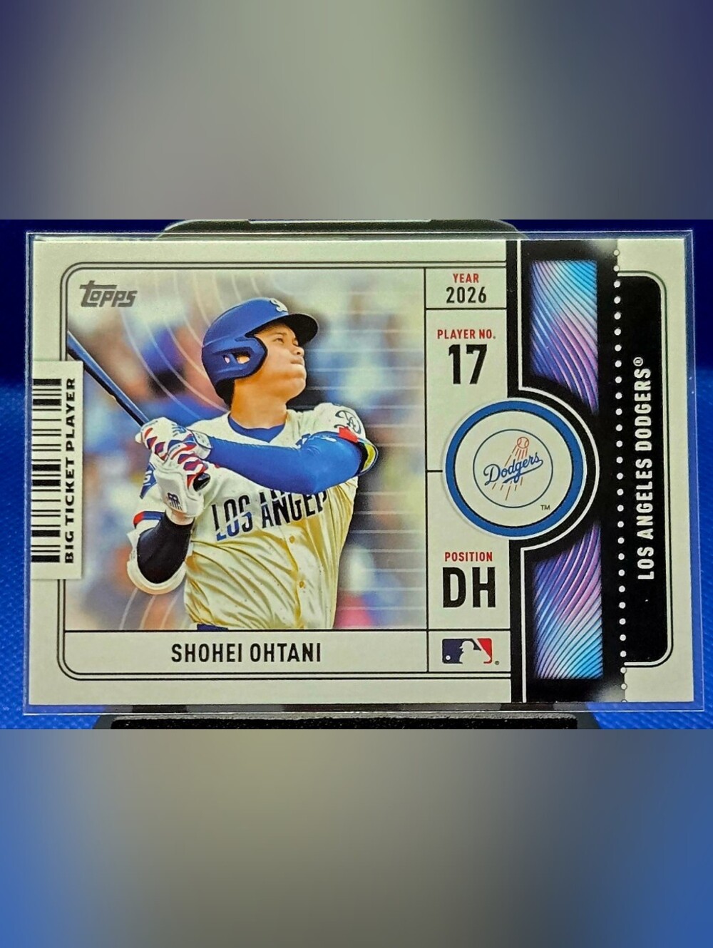 Topps Los Angeles Dodgers Blue White Shohei Ohtani Baseball Card